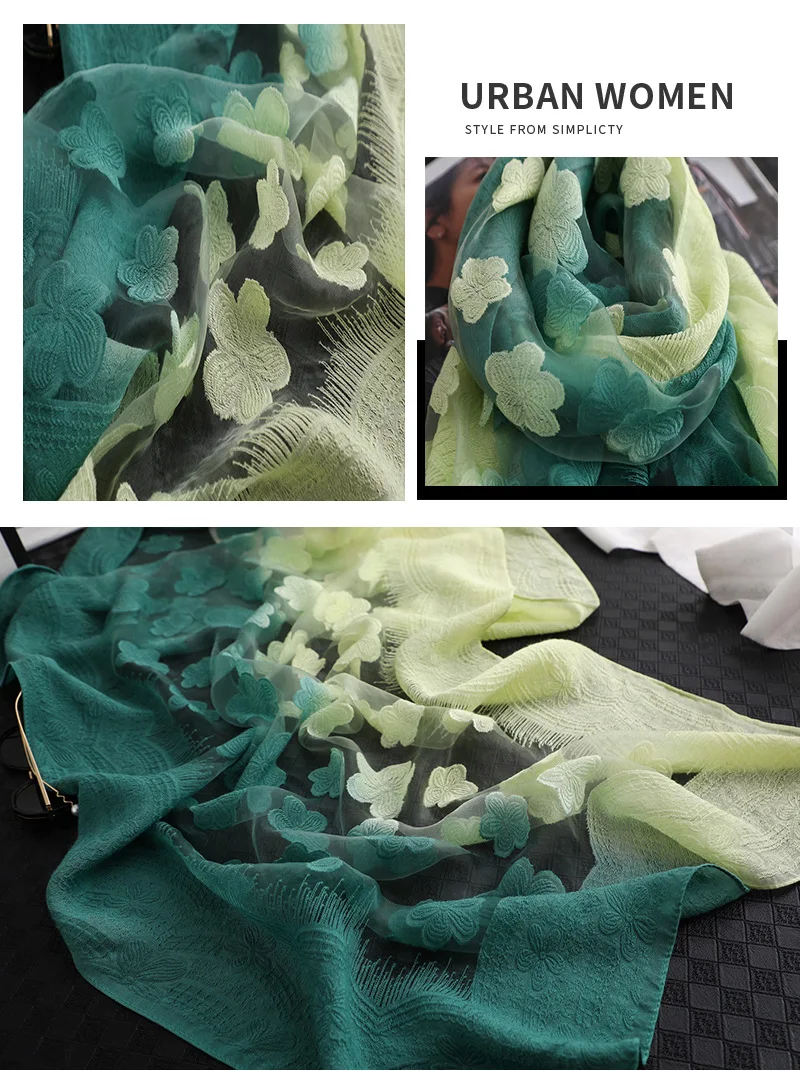 Дизайнерский брендовый женский шарф летние шелковые шарфы для леди пашмины длинный размер Платки банданы хиджаб шарфы для шеи Шали Обертывания