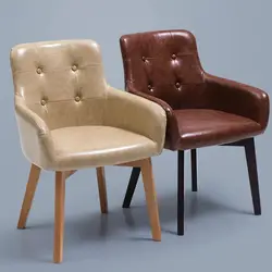 Роскошные Луи стул 100% дерево Искусственная кожа loung стул диван для отдыха кресло офисные кресла конференции стул, гостиная мебель