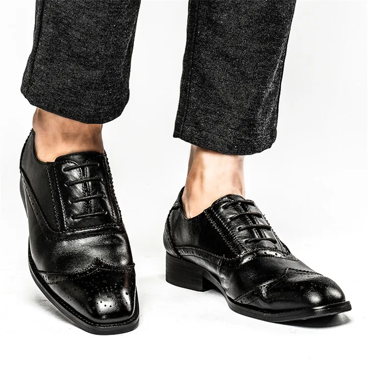 leather shoes men