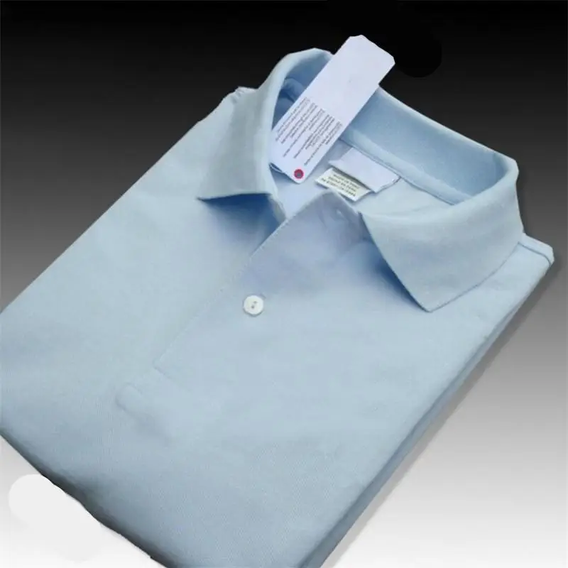 

100% cotton Top quality 2019 Summer Mens short sleeve polos shirts mens casual polos shirts XS-4XL fashion lapel mens tees tops