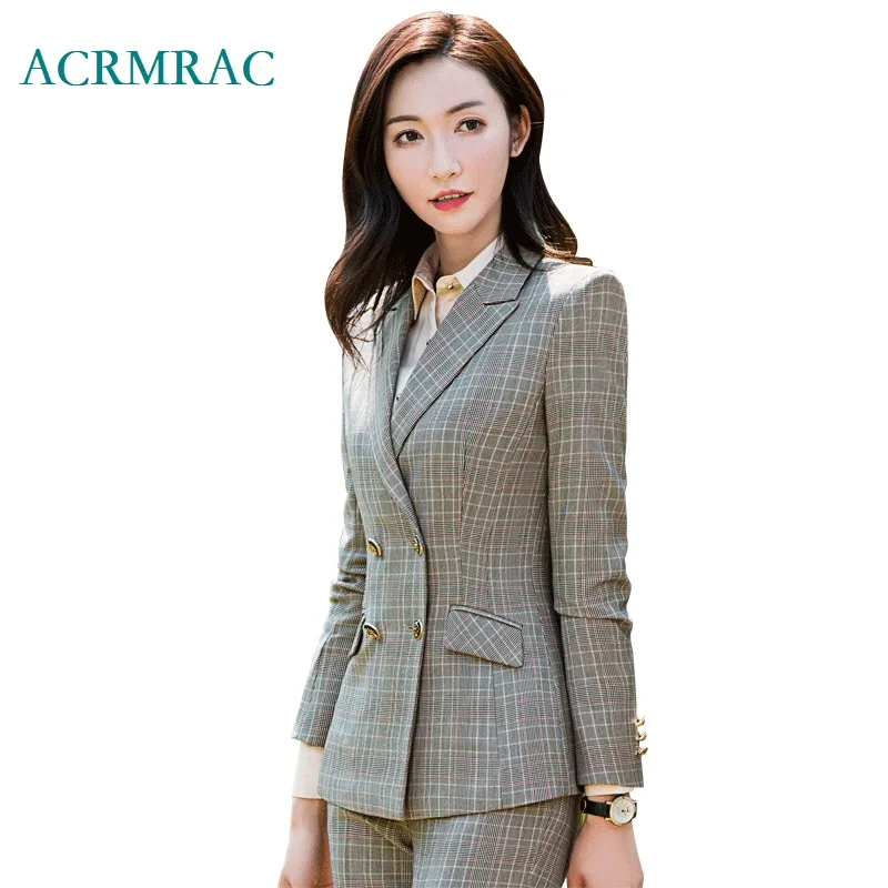 formal ladies coat pant suit