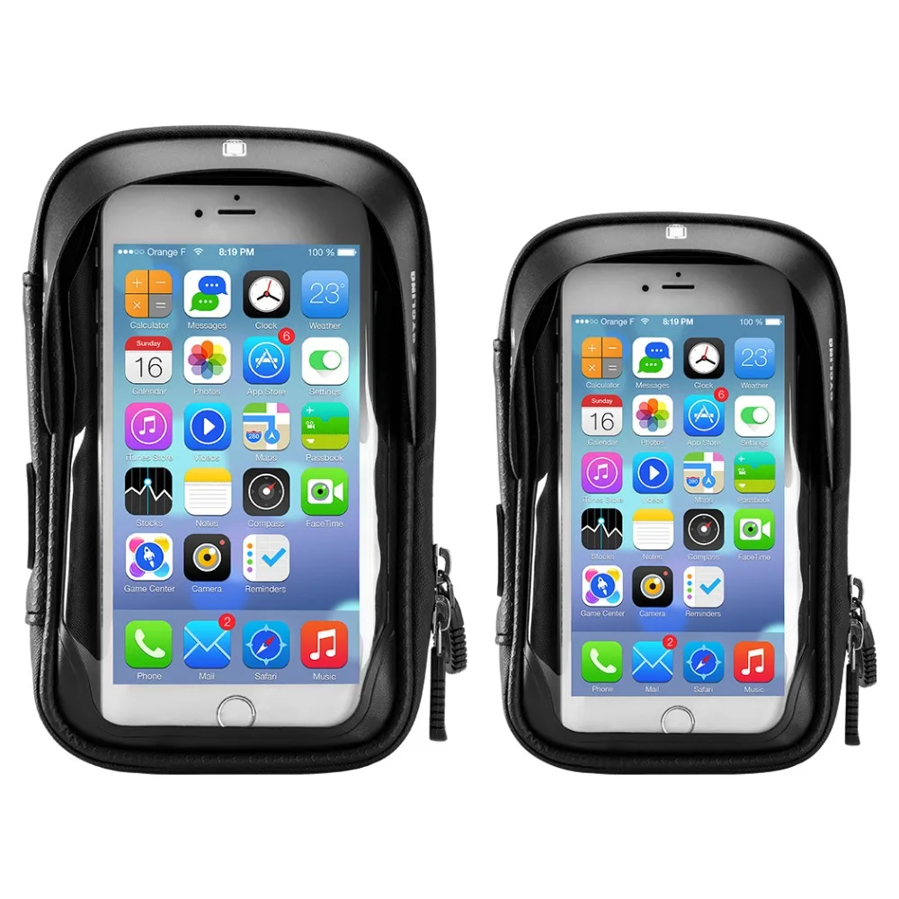 Flash Deal 360 Rotating Touch Screen Waterproof Handlebar Bag Cycling Sports Bags Riding Bag Pannier Bike Frame Front Tube Case for iPhone 6