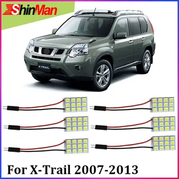 

ShinMan 6X LED CAR Light Car LED Interior Car lighting For Nissan X-Trail T31 LED Reading light 2007-2013 LED Interior Light kit