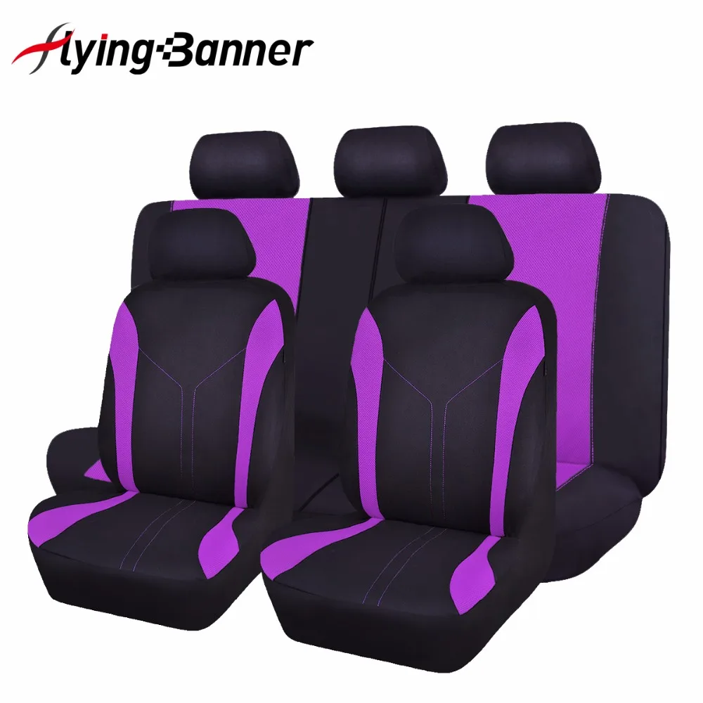 flyingbanner High Quality Mesh Cloth font b Car b font Seat Cover Universal Fit Most Vehicles
