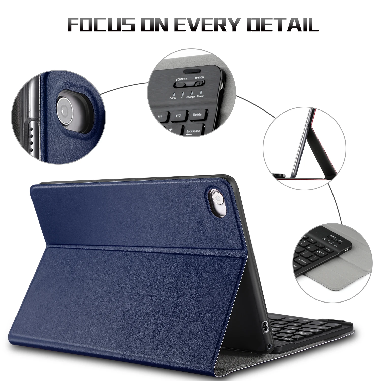 2in1 Чехол для huawei Mediapad M5 Lite 10 Bluetooth клавиатура (Германия версия) кожаный чехол