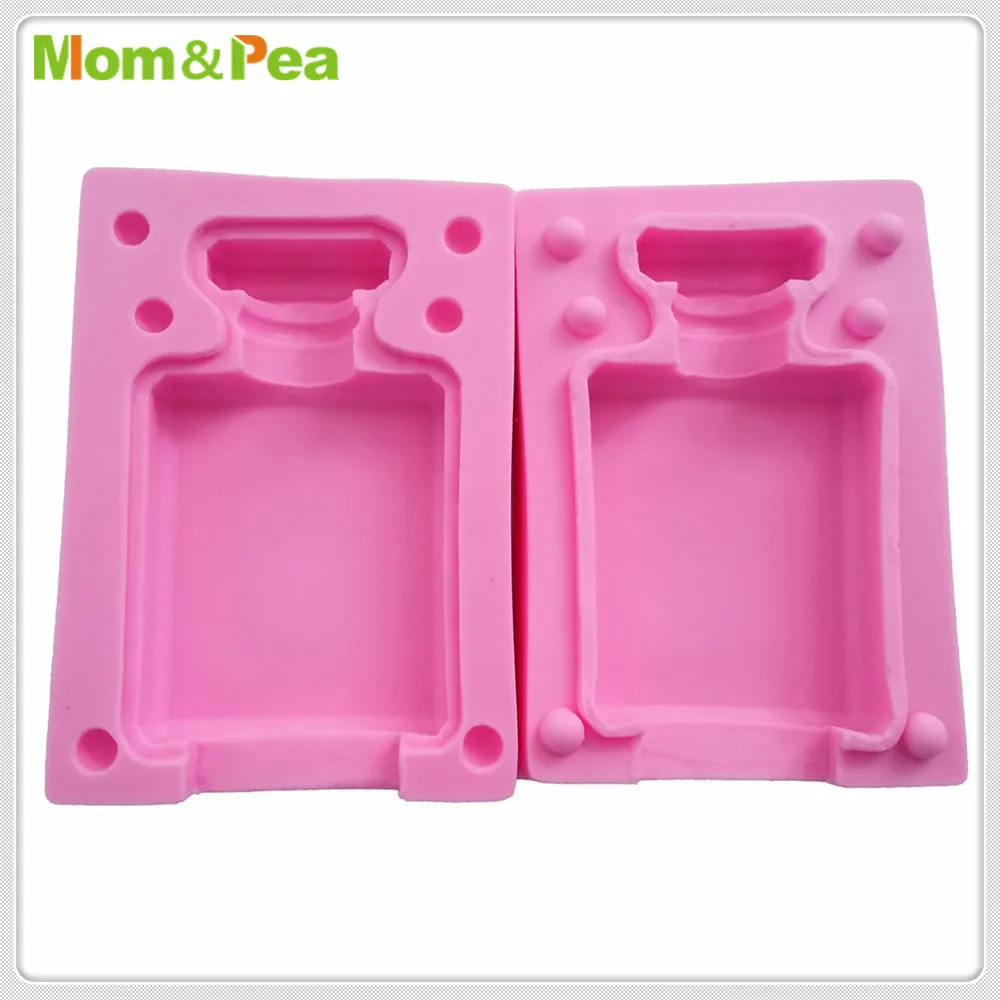 Mom& Pea MPA1989 флакон духов силиконовая форма для украшения торта помадка торт 3D форма пищевого класса