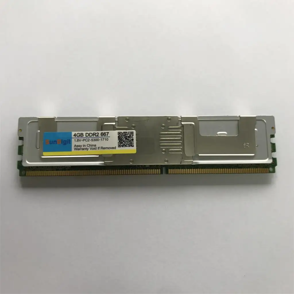 Micron 8GB 4X2GB DDR Server Ram Memory MT36HTF25672FY-667 PC2-5300F 2RX4 667 ECC