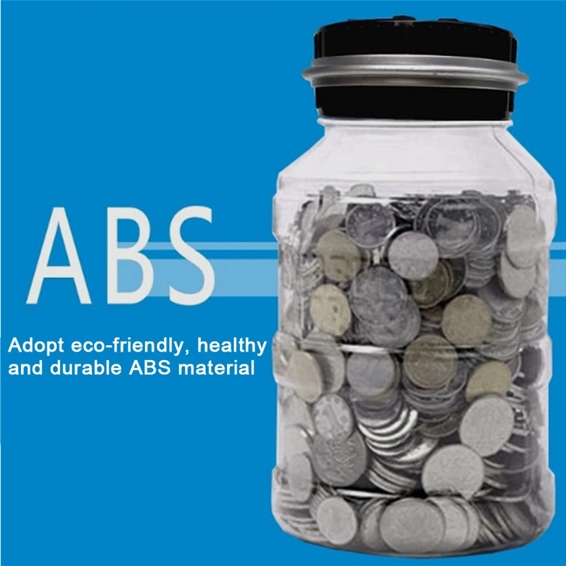 Mostrador de Banco de 2,5 L, caja electrónica Digital LCD para conteo