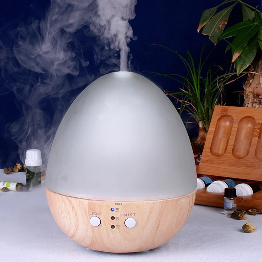 

Wooden Grain Ultrasonic Air Humidifier Aroma Diffuser Essential Oil Diffuser Aromatherapy Home Office Mist Maker Fogger