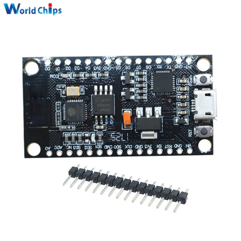 Плата Nodemcu V3 ESP8266 для разработки Интернета вещей плата CP2102 Wi Fi модуль 32M FLASH Micro USB IOT