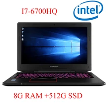 P6-05 8G DDR4 RAM 512G SSD i7 6700HQ AMD Radeon RX560 NVIDIA GeForce GTX 1060 4GB 15.6 gaming laptop"