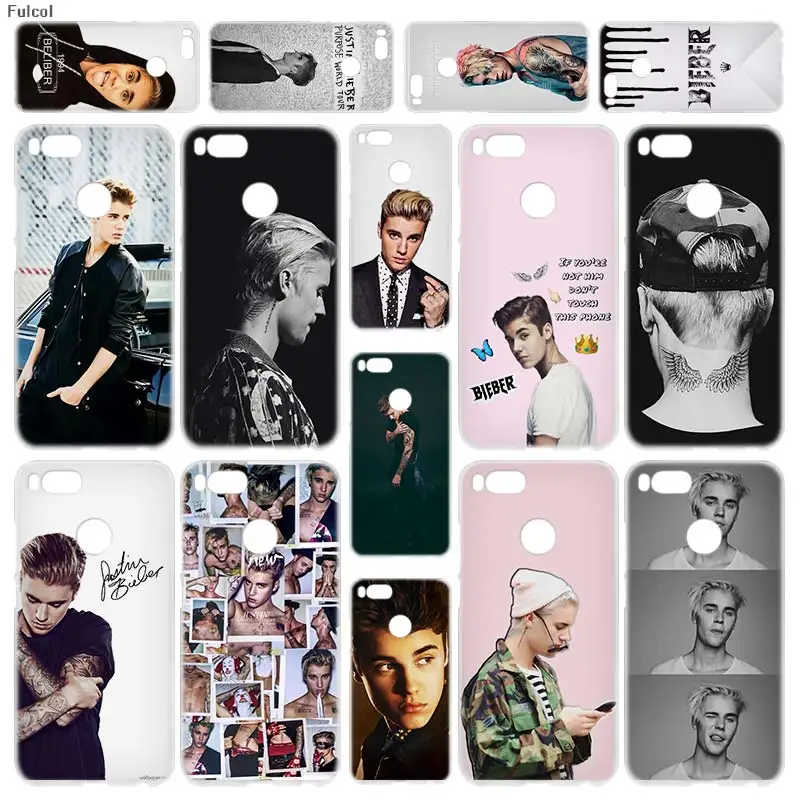 Fulcol Super Star justin bieber Fashion Transparent Fashion Shell case cover para for Xiaomi Redmi Note 3 4 4X 5 Puls 4A 5A 6A M