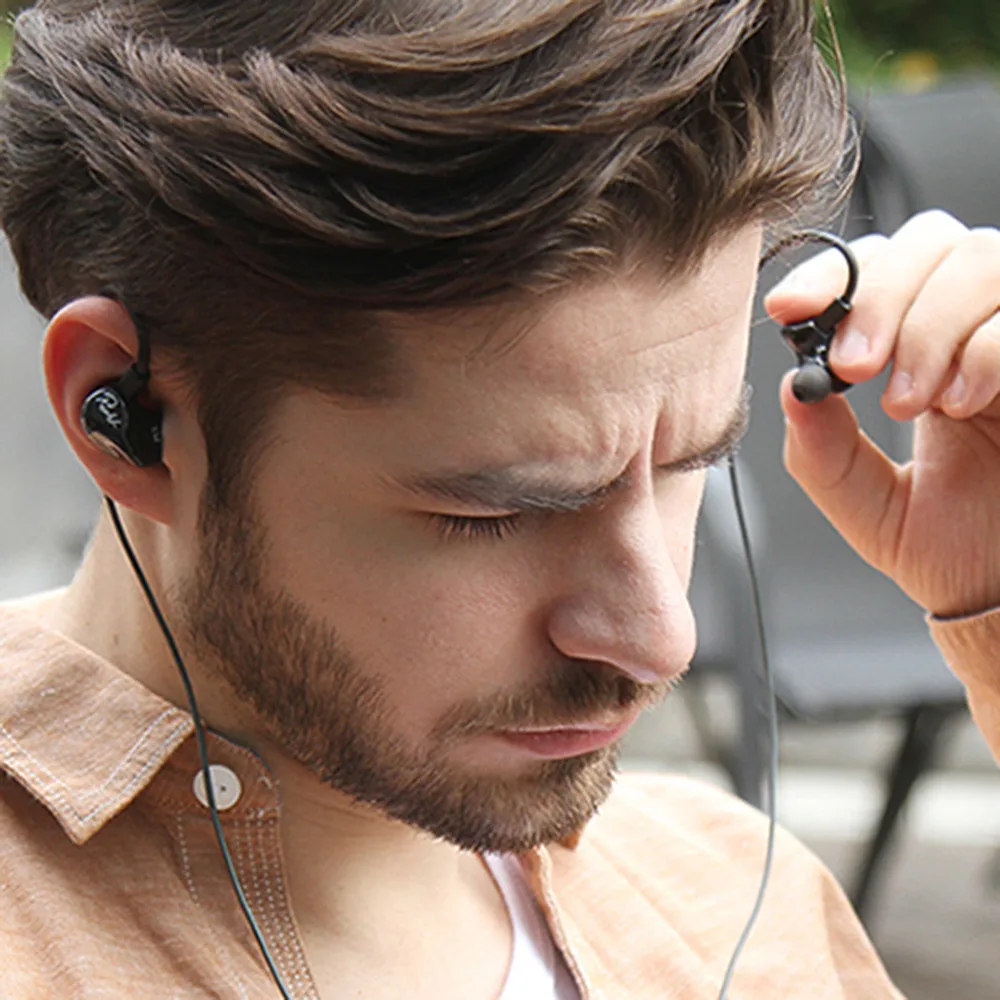 KZ ZS3 3 5MM Jack Wear Earphone Mic Double Bass HIFI In Ear Earphone Phone Headset Noise Cancelling 15J Drop Shipping