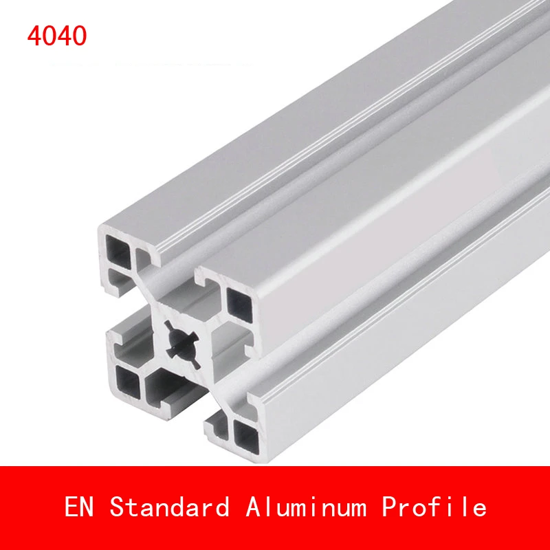 

2pcs 500mm 4040 Aluminium Profile EN Standard Brackets DIY Workbench AL Extrusion Square Shape CNC 3D Printer Parts Line Rail