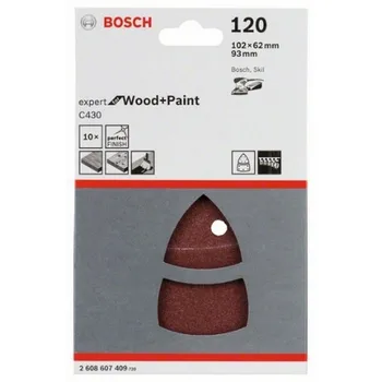 

BOSCH 2608607409 Lija Multi C430 102x62, 93mm G120x10