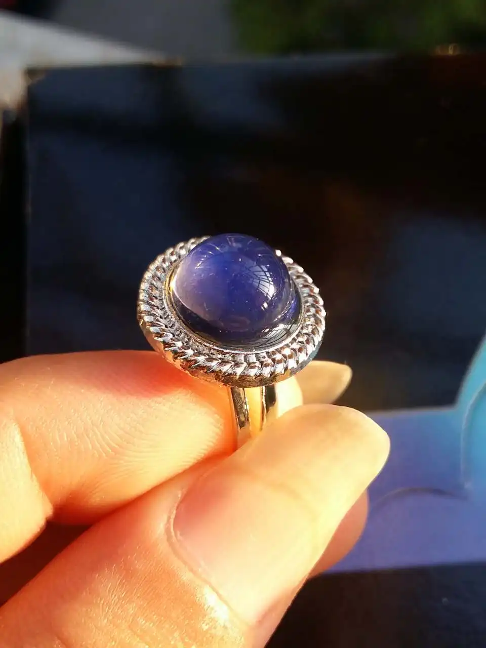 Большой овальный кристалл настроение кольца открыть рот изменение цвета Регулируемый кольцо компанией dhl 200 шт./лот