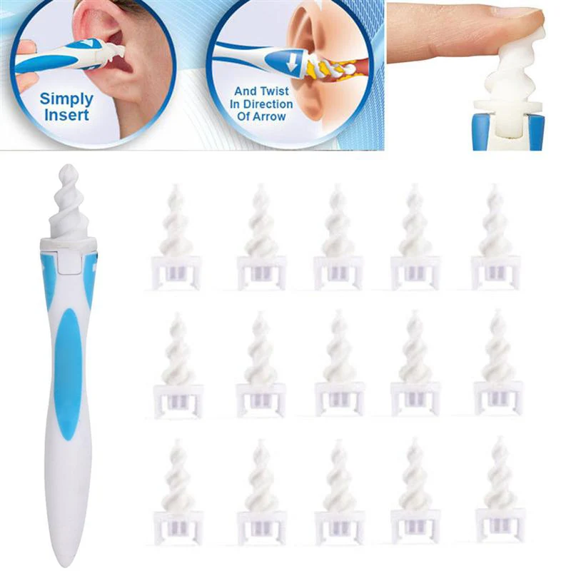 Buy Ear Cleaner Rotate Silicone Safety Remove the