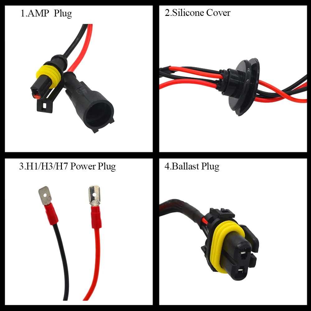 SKYJOYCE 2X переменного тока 12V 35w спрятал светильник лампы h1 h3 h4 h7 h8 h9 h11 9005 9006 hb3 hb4 Цвет: