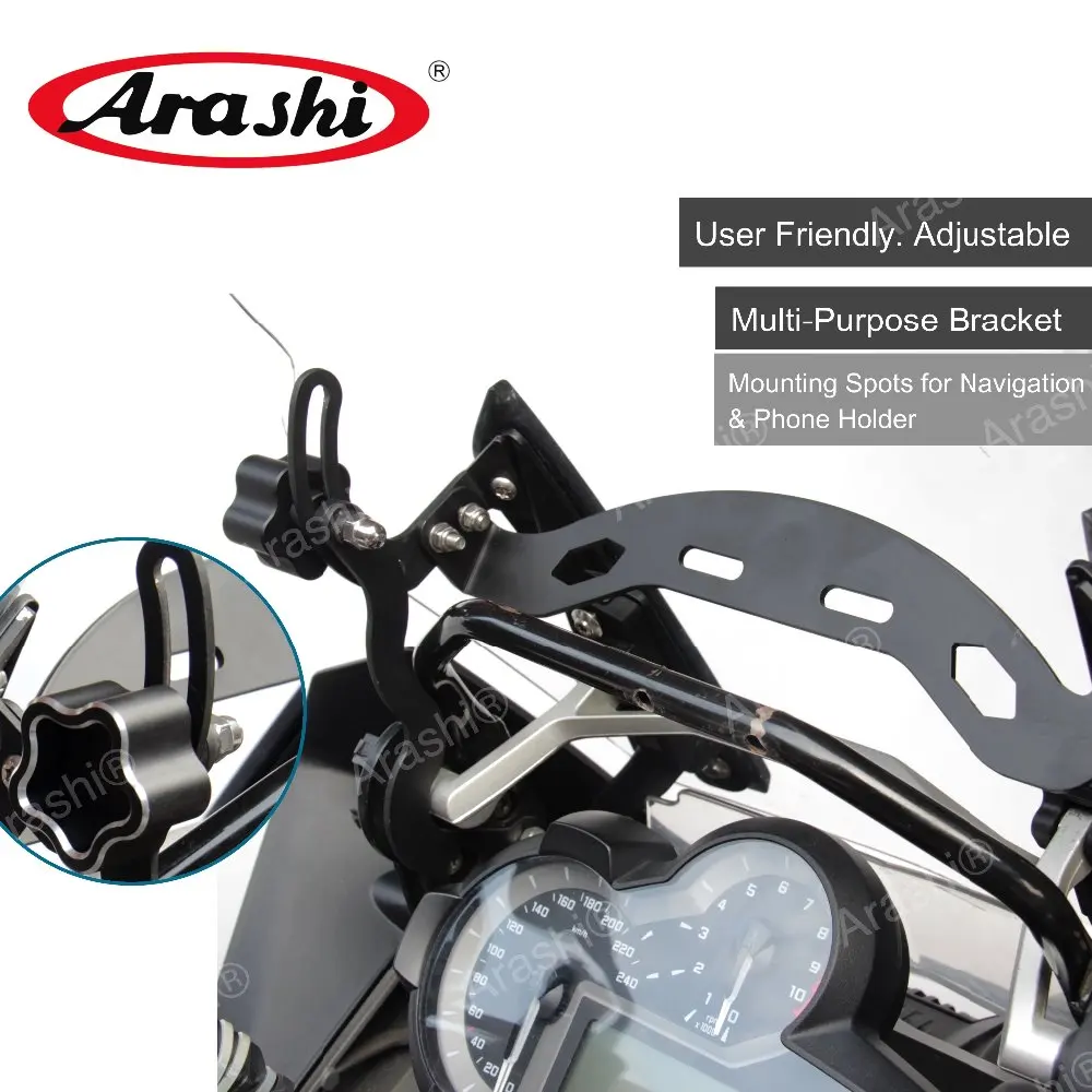 

Arashi R1200GS LC Adventure 2014-2018 Windscreen Bracket Mount For BMW Adjustable Windscreen Holder Hard Steel R 1200 GS GS1200