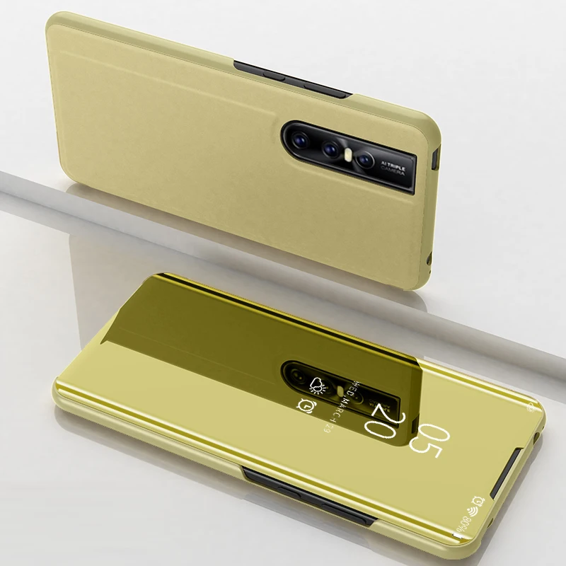 

Mirror Flip Smart Case for VIVO V15 S1 Y83 Pro Luxury full cover on VIVO V7 Plus V9 Y75 Y79 X20 X21 X20P Y85 Y91 Y95 Y83 Pro