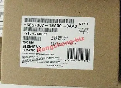 

DHL/EMS 4 sets 1PC New for Original Power Supply 6ES7307-1EA00-0AA0 6ES7 307-1EA00-0AA0 5A