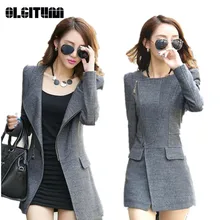 Новые зимние женские модные женские куртки и пальто кашемировое шерстяное пальто Повседневная тонкая длинная одежда куртка на молнии BL025