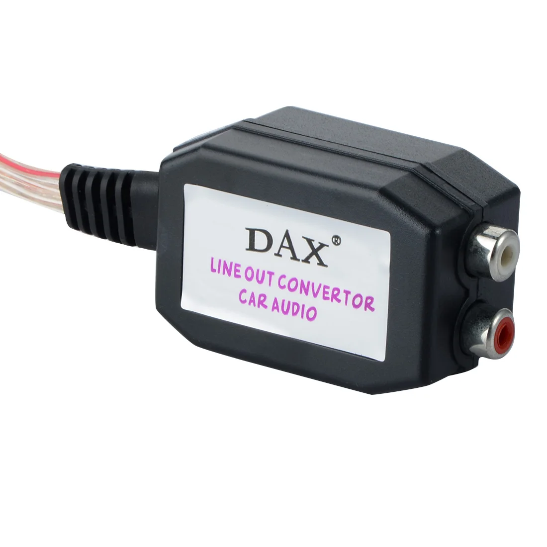 

Car Auto Audio Rca Female Line Out Converter Black