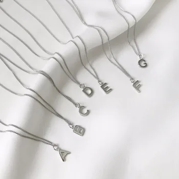 

Letters Initial Name Necklace 26 Alphabet Pendant Charm Jewelry for Women Fashion Love Gift