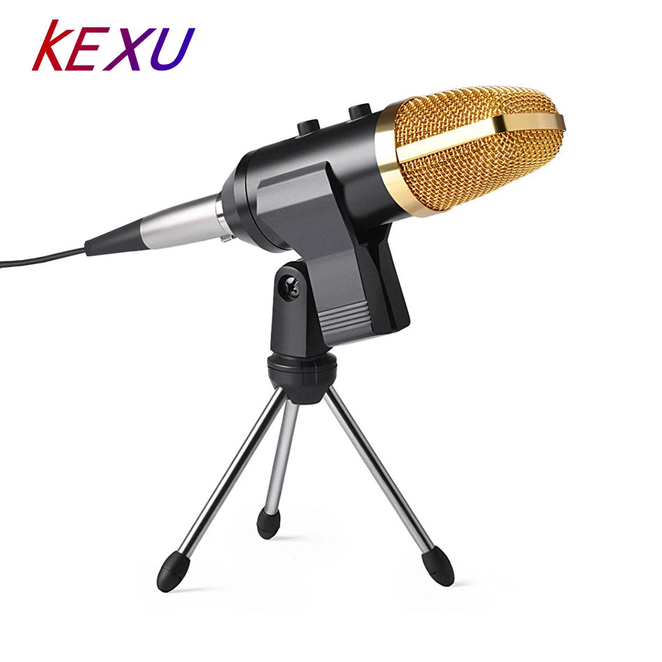 ML F100TL USB профессиональный микрофон конденсаторный для видео записи караоке
