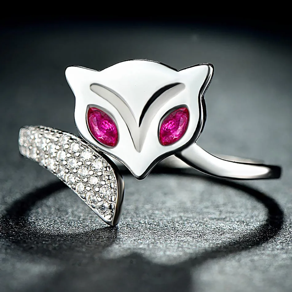 2 Luxury 100% Real 925 Sterling Silver Rings For Women