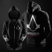 2016 Осень Зима Assasins Creed Толстовка Толстовка Мужчины Черный Костюм Chadal Hombre Хлопок Мужские Толстовки Уличная Спортивная XXXL спортивный костюм мужской толстовка мужская толстовки мужские мужская толстовка