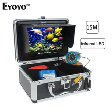 Eyoyo Professional Fish Finder 15M Underwater Camcorders For Fishing Video Camera 12pc Infrared light WIFI Sounder In Russian