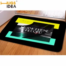 HUGSIDEA personalit с нескользящей Для ванной Коврики абсорбент Водонепроницаемый Домашний декор двери Коврики Спальня пол Коврики фланель области Ковры 59*40 см