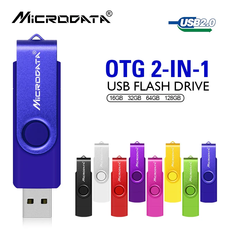 Вращающийся Смарт OTG usb флеш-накопитель 64 ГБ 32 ГБ 16 ГБ 8 ГБ 4 ГБ флеш-накопитель Флешка карта памяти android otg usb ключ