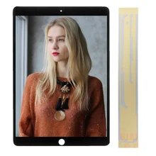 1 шт. хорошо работает для Apple iPad Air 2 A1566 A1567 для iPad 6 ЖК-дисплей в сборе сенсорный экран стеклянная панель+ клей