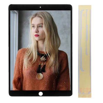 

1Pcs Original Work Well For Apple iPad Air 2 A1566 A1567 For iPad 6 LCD Display Assembly Touch Screen Glass Panel+Glue