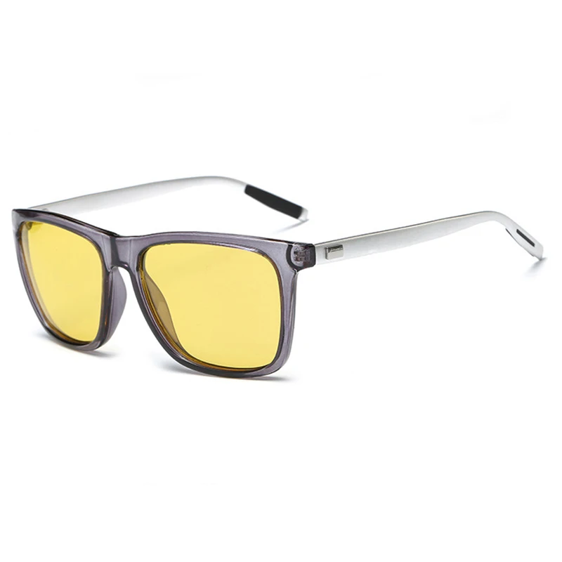 Eyecrafter новые солнечные очки ночного видения мужские брендовые дизайнерские модные Поляризованные ночного вождения усиленный свет в дождливую облачность туман день - Цвет линз: Gray