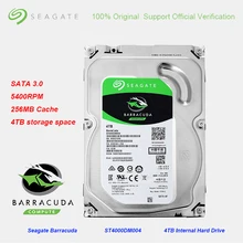 Seagate – disque dur interne de jeu de 3.5 pouces BarraCuda, 4 to, 256 mo de Cache, hdd de 3.0 rpm, SATA, 6 Gb/s