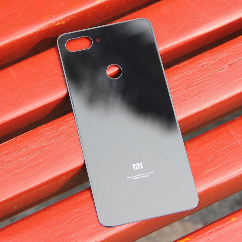 Xiao Mi Xiaomi Оригинальный чехол со стеклянной батареей для 8 Lite MI8 задняя крышка +
