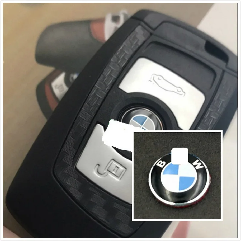 

1 pcs 11mm Car Key Shell Round metal Emblem logo sticker For BMW car styling sticker For BMW 3 Series 5 Series 7 Series X3 x4 X5