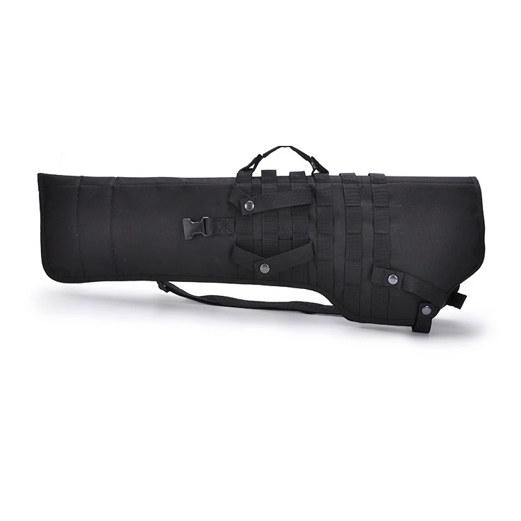 Охотничий Тактический Молл ружье сумка для охотничьего ружья или винтовки Чехол Военная стрельба сумка с плечевым ремнем - Цвет: Black