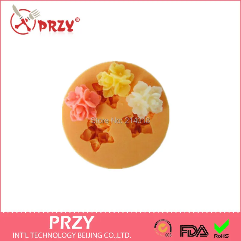 

tiny flower modelling silicon soap mold fondant Cake decoration mold Sleep baby soap mold 100% food grade raw material