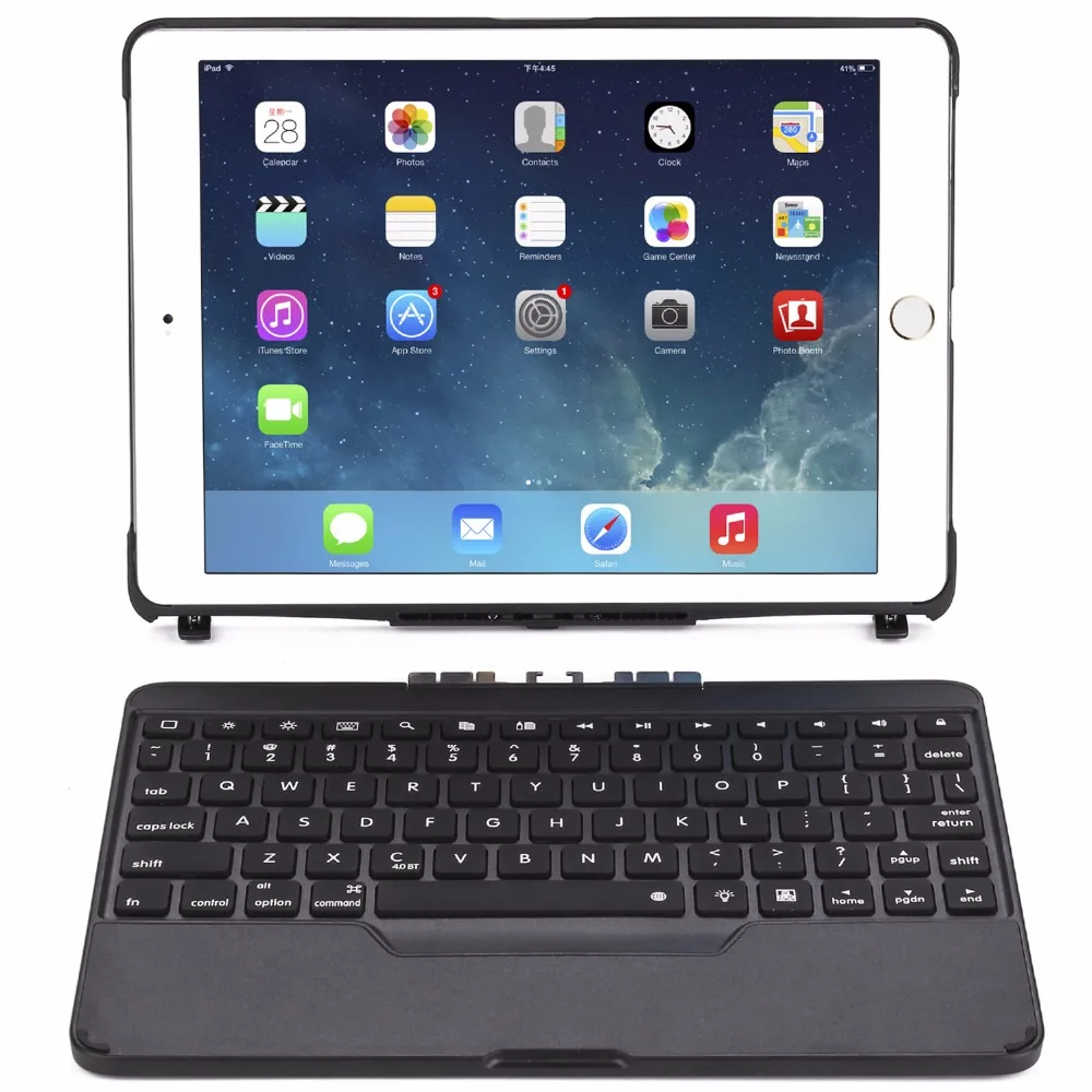 Чехол для iPad Air Keyboard, 7 цветов, с подсветкой, беспроводной, Bluetooth, чехол для клавиатуры, чехол для iPad 5/для iPad5+ подарок