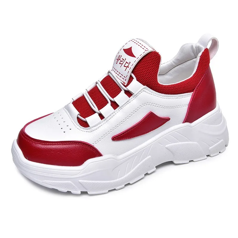 

chunky Sneakers Women Autumn Fashion Breathable Women Flats Shoes Ladies Platform Thick Bottom Outdoor Casual Vulcanized Shoes