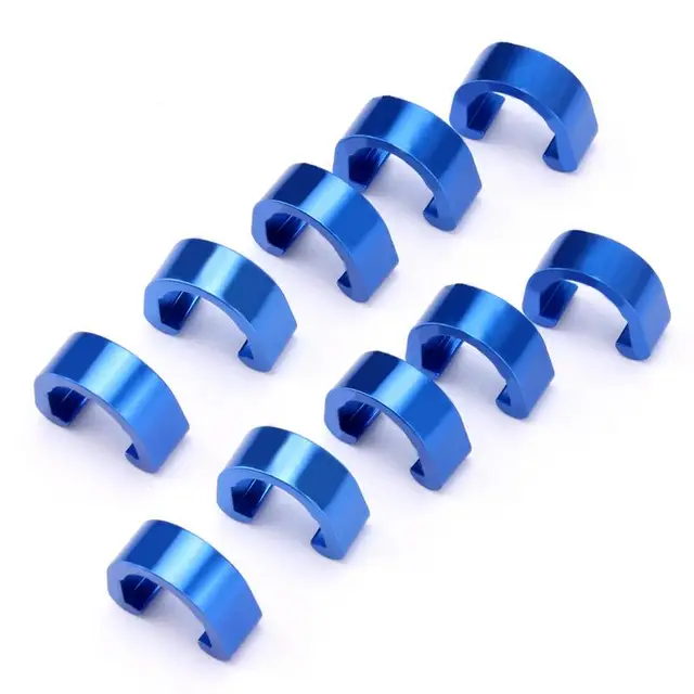 10 PCS Aluminum Alloy Bicycle C Type Buckle For Road Bike Disc Brake
