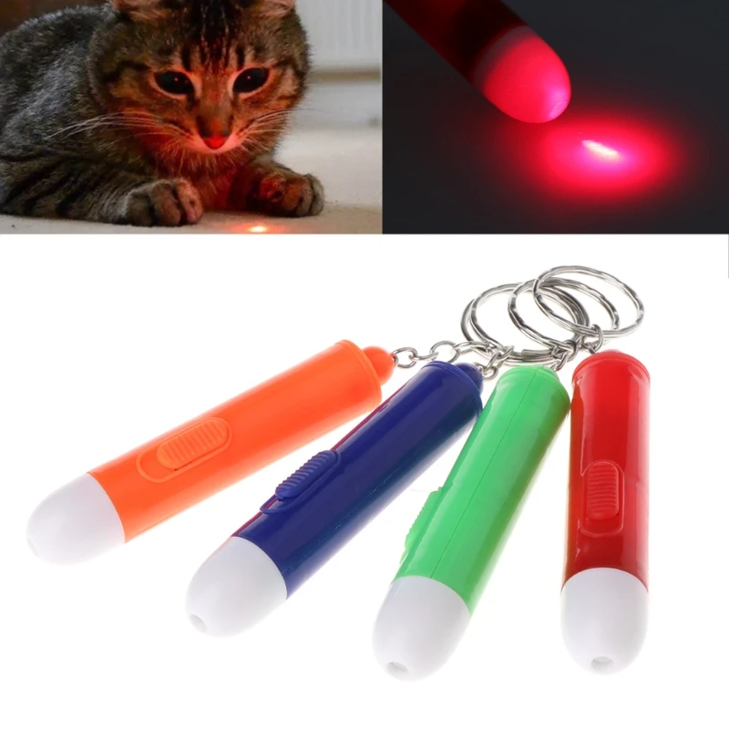 Пластиковые забавные прочные кошачьи палочки модные игрушки для домашних животных лазерная указка ручка игрушка случайный цвет