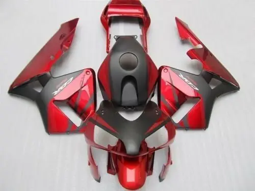 

Red w/ Matte Black Injection Bodywork ABS Plastic Fairing Kit For Honda CBR 600 RR F5 2003 - 2004 600RR 03 04