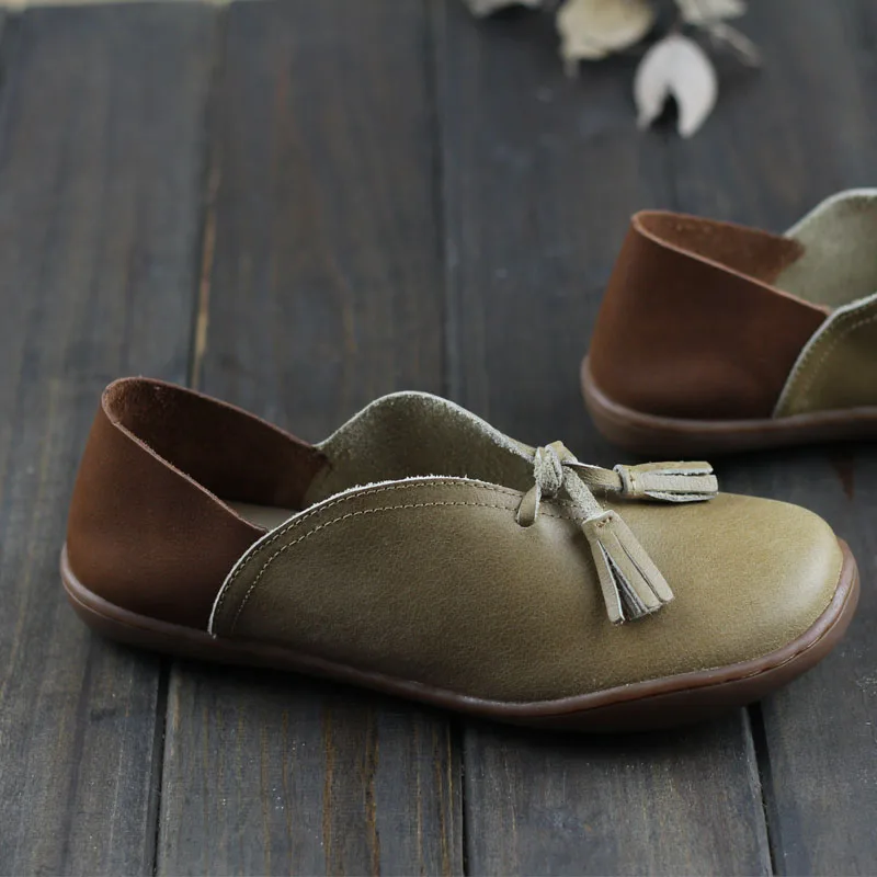 Careaymade-Hotsales,2018 spring and autumn grandma's shoes,cow skin women's flat shoes, hand-made genuine leather casual shoes. Careaymade-Hotsales,2018 spring and autumn grandma's shoes,cow skin women's flat shoes, hand-made genuine leather casual shoes.