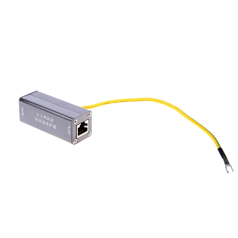 Ethernet Network Card RJ45 Surge Protector Thunder Lightning Arrester Protection Device