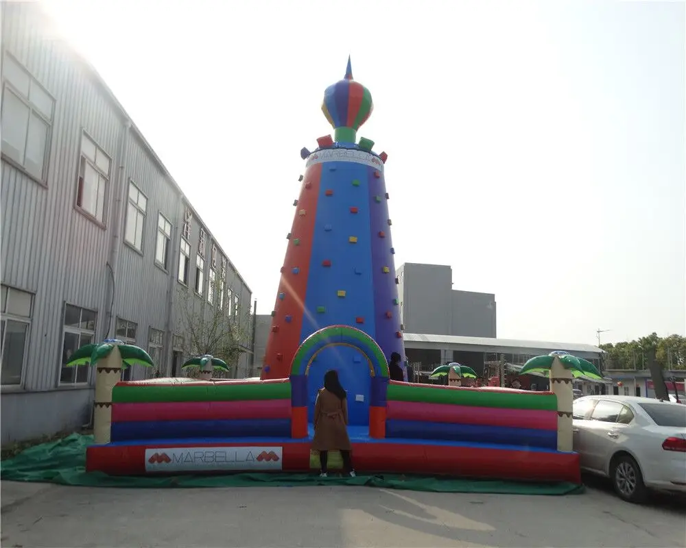 

Outdoor sports games children inflatable climbing wall for the Park